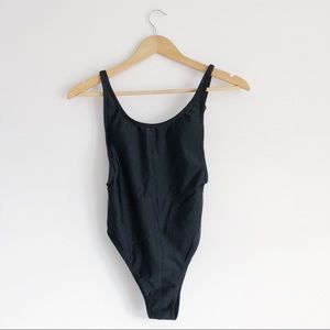 One-Piece Low Back Bathing Suit XS